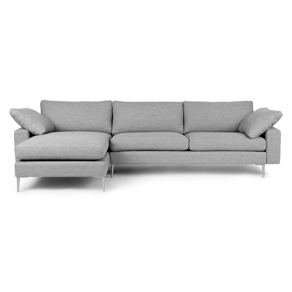 Winter Gray 114" Reversible Sectional