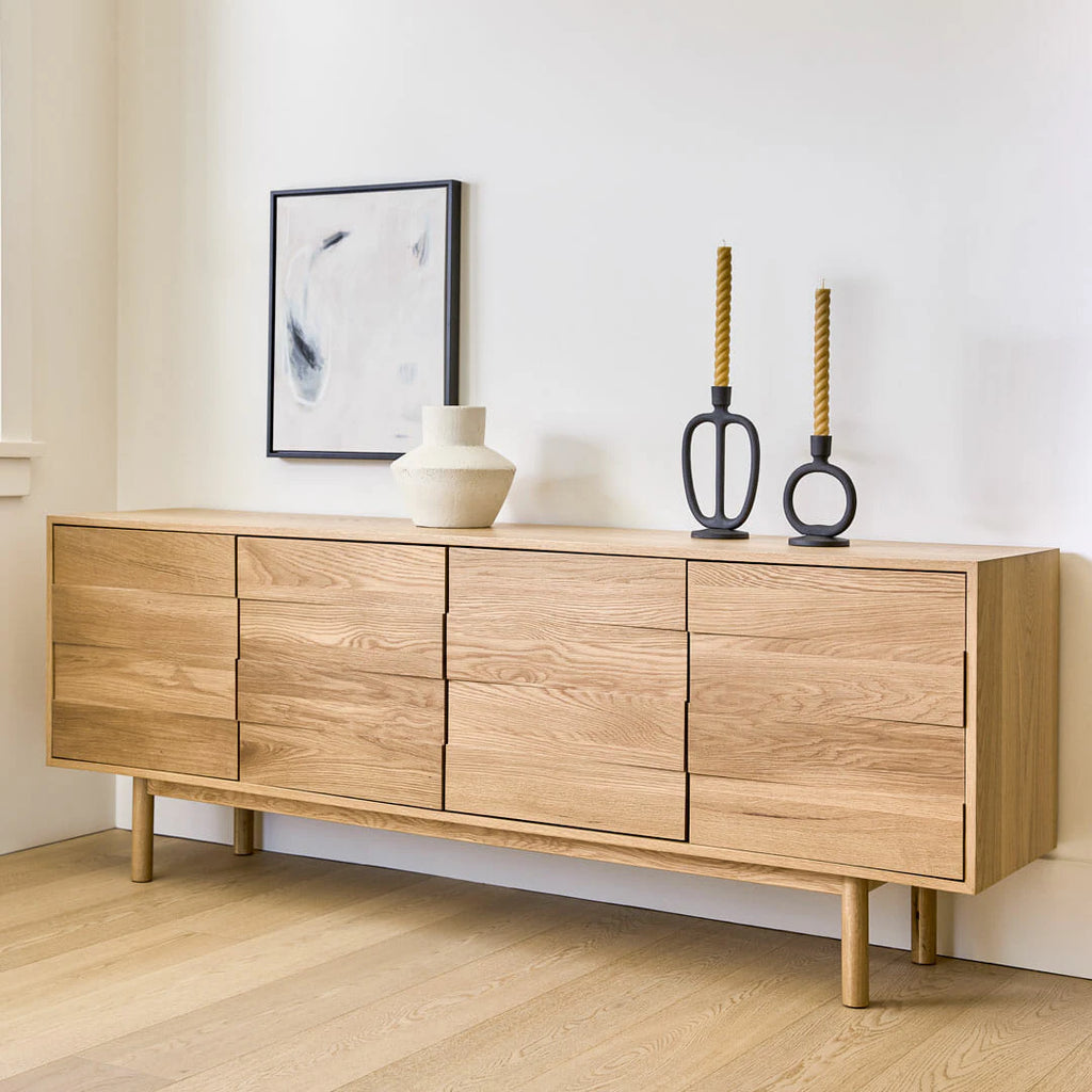 Warm Oak Media Unit