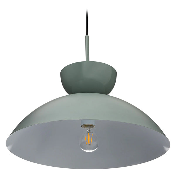 Green Metal Hanging Pendant Lamp