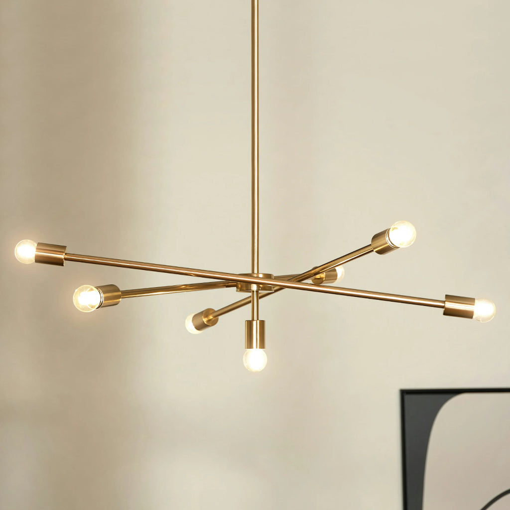 Casa Brass Chandelier Pendant Lamp