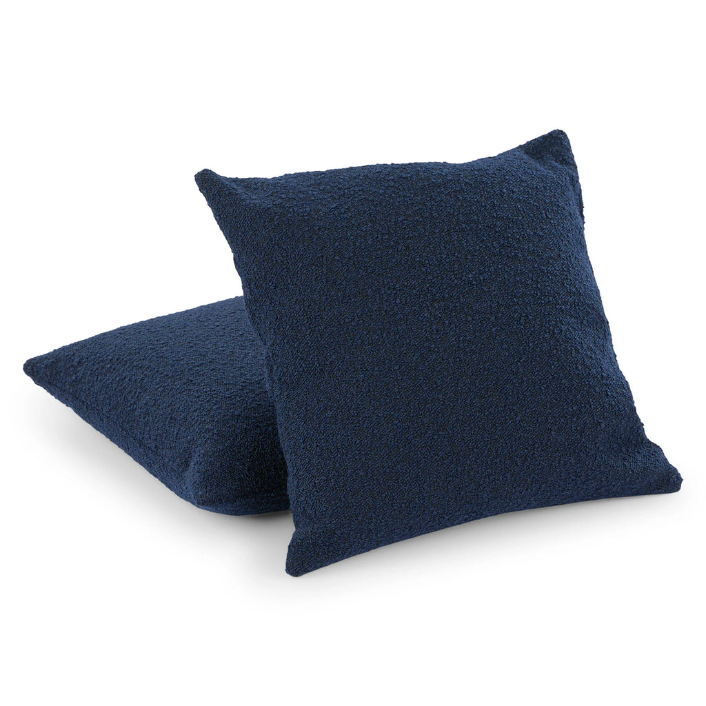 Gabriola Catalina Blue Bouclé Pillow Set