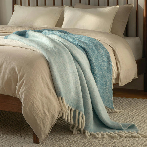 Jade Throw - Peacock Blue