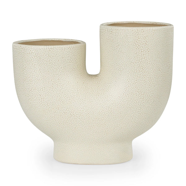 Mosra Large Planter - Clay White
