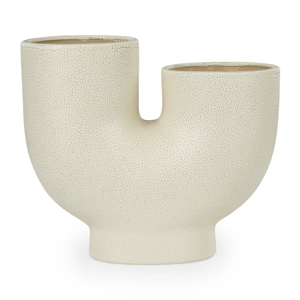 Mosra Large Planter - Clay White