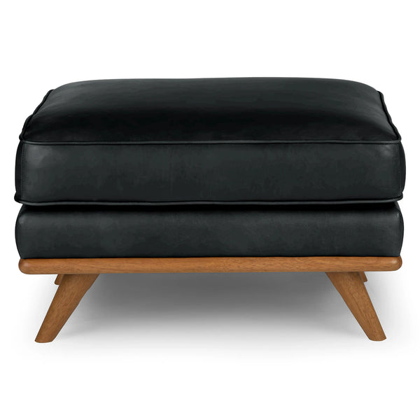 Charme Black Ottoman