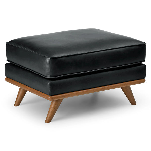 Charme Black Ottoman