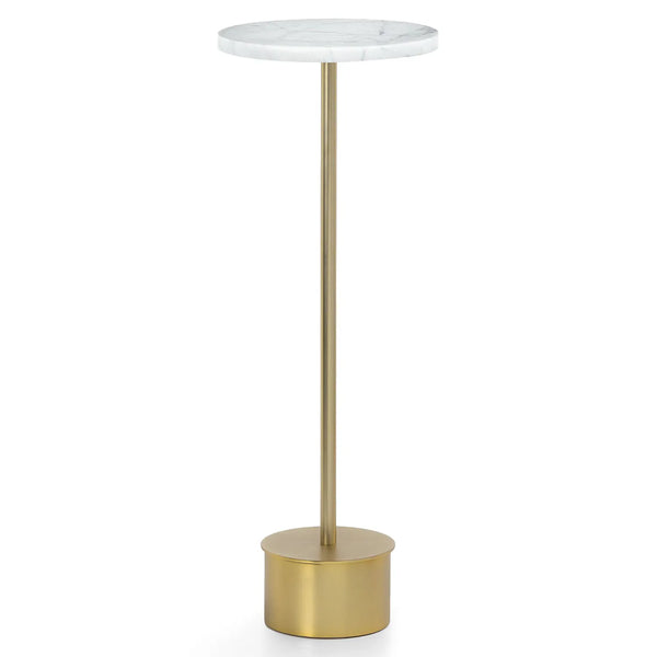 Trok Drink Table Brass/Marble