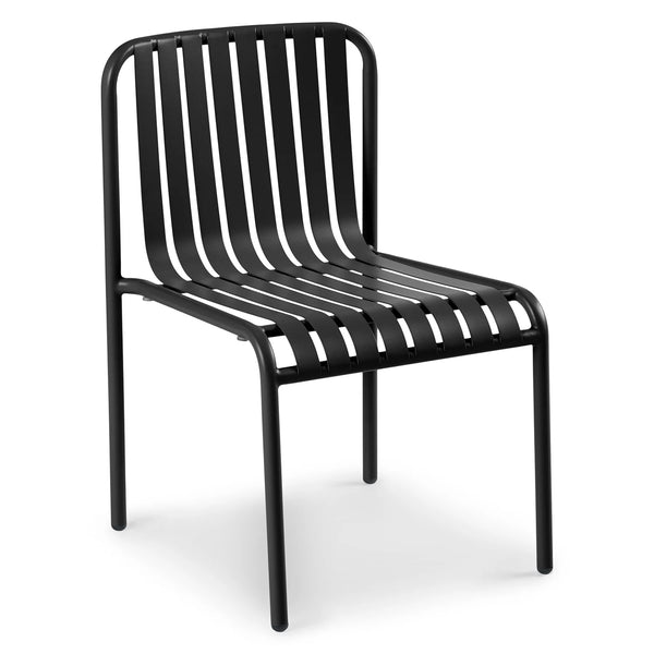 Sarek Black Stackable Dining Chair (Set of 2)