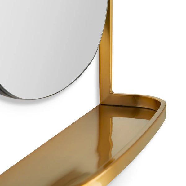 Klane Wall Mirror Brass