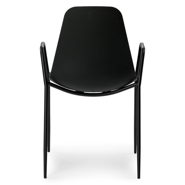 Pure Black Dining Armchair (Set of 2)