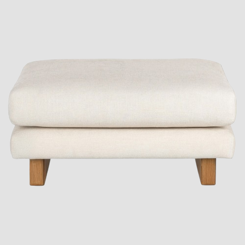Jasmine Ivory Ottoman