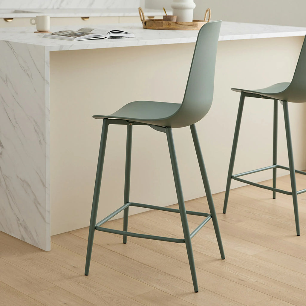 Silvi Counter Stool – Aloe Green