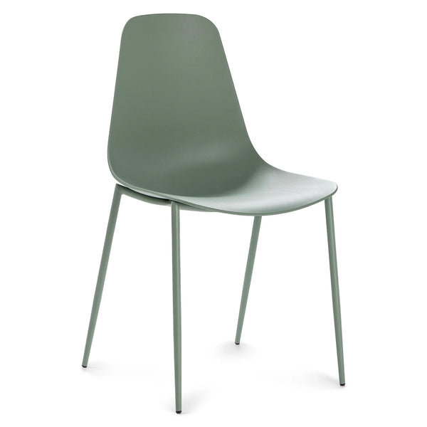 Seti Aloe Green Armless Dining Chair