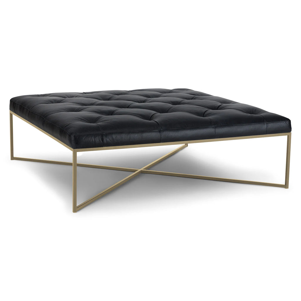 Tablet Charme Black Square Ottoman
