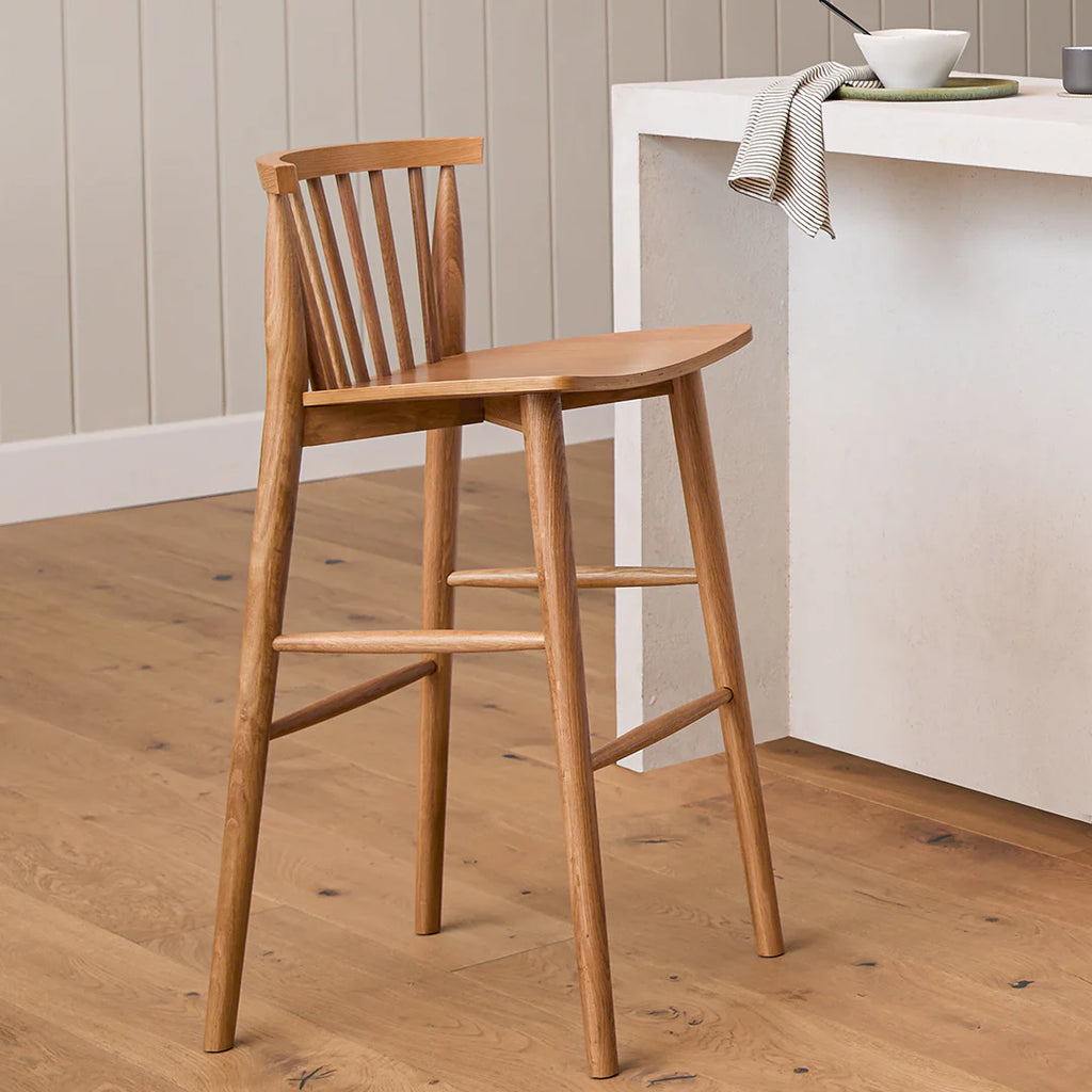 Light Oak Bar Stool