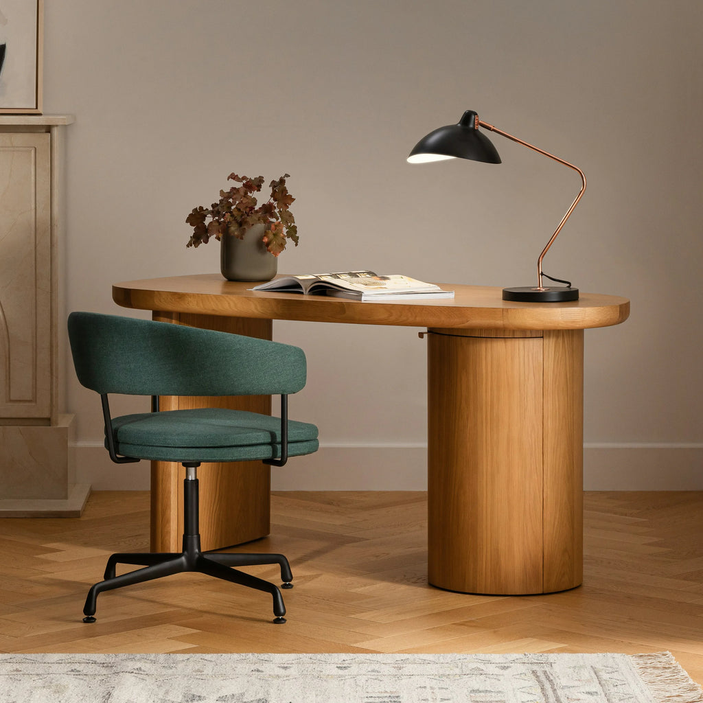 Balo Japandi 58.5" Desk - Oak