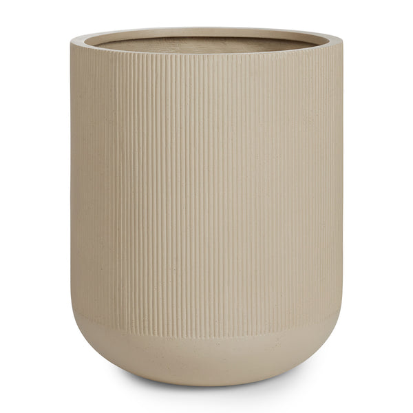 Veya Large Indoor/Outdoor Planter – Limestone Cream