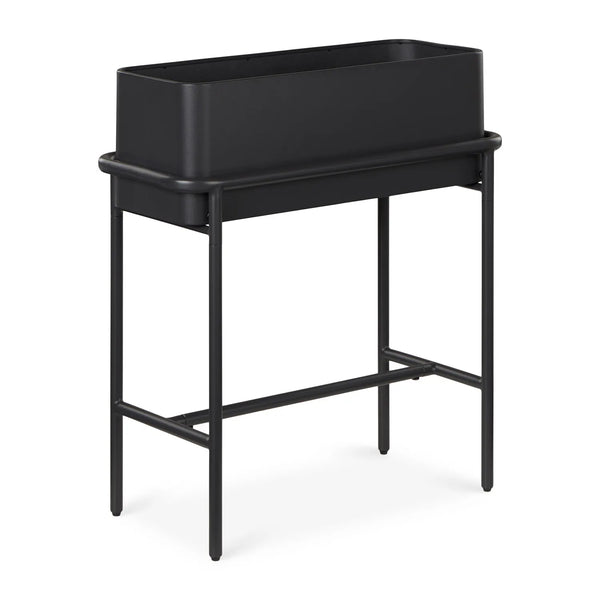 Tall Outdoor Planter - Black