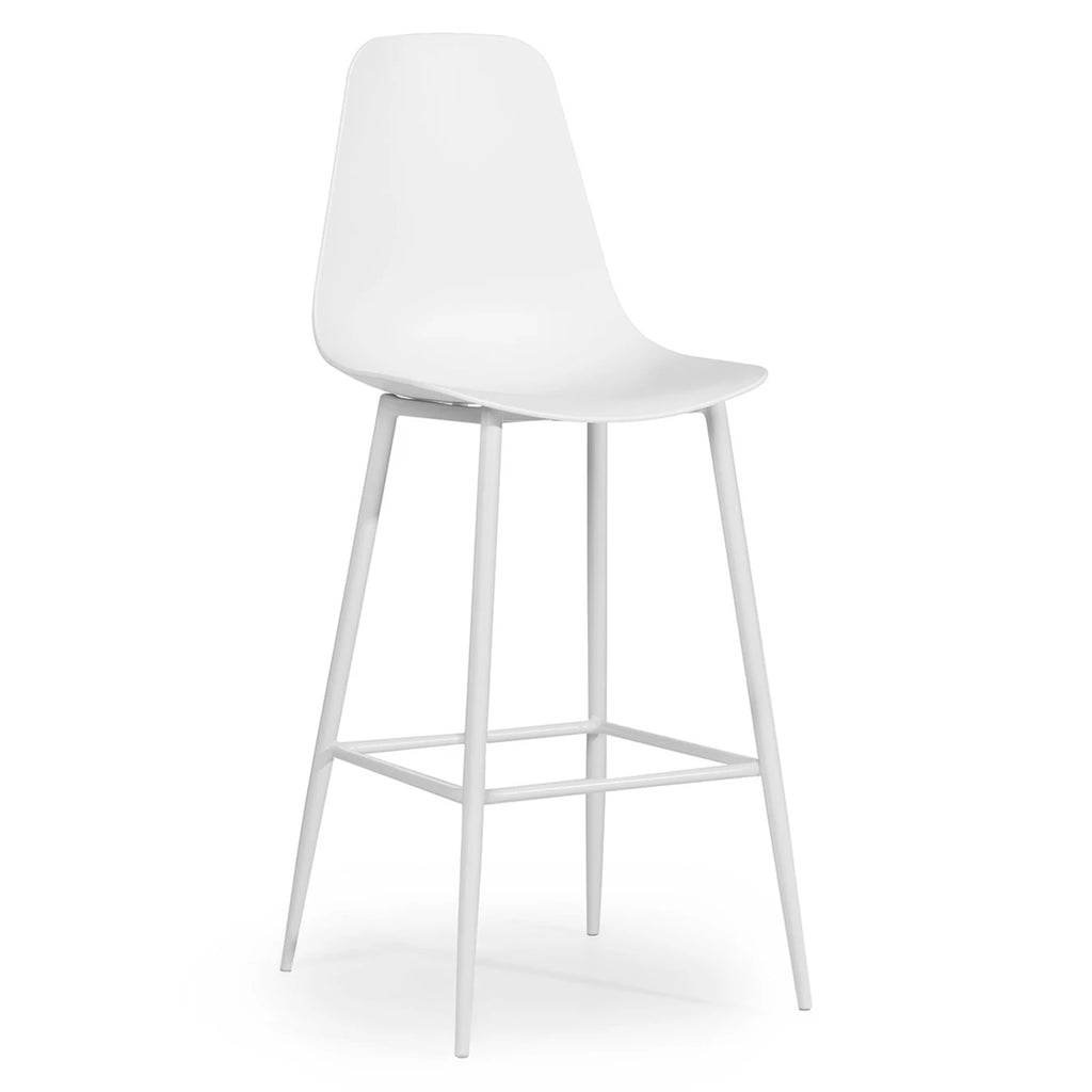 Pure White Bar Stool (Set of 2)