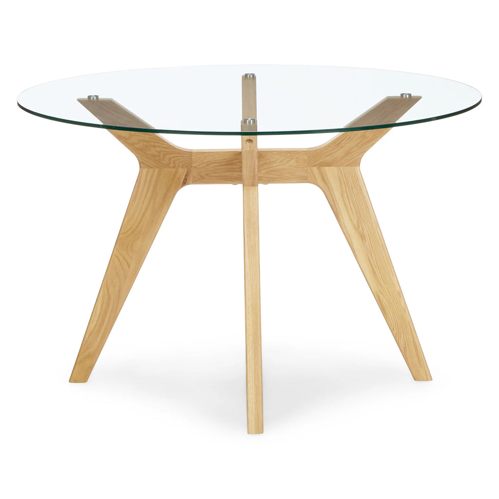 Emma Solid Oak Round Dining Table