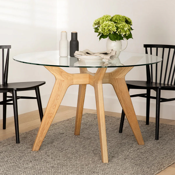Emma Solid Oak Round Dining Table