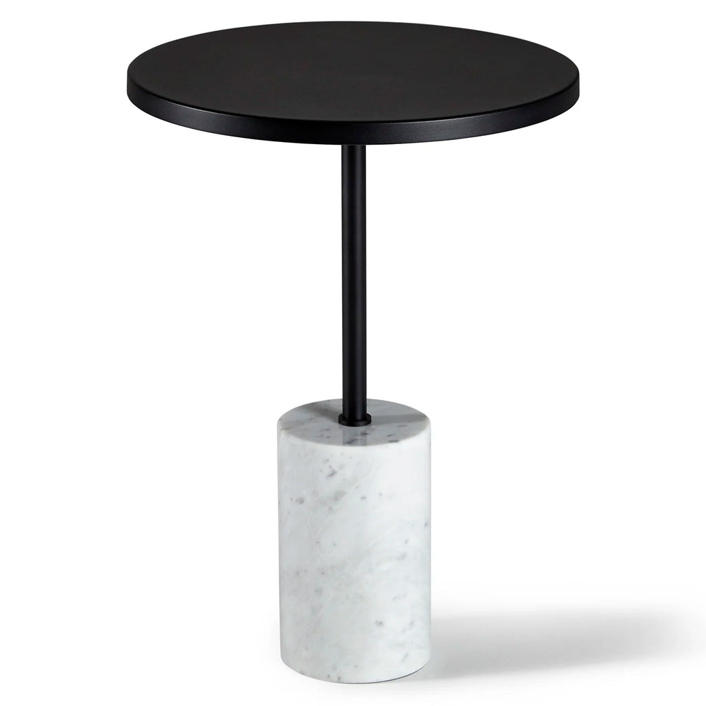Naroa Marble Side Table – Black