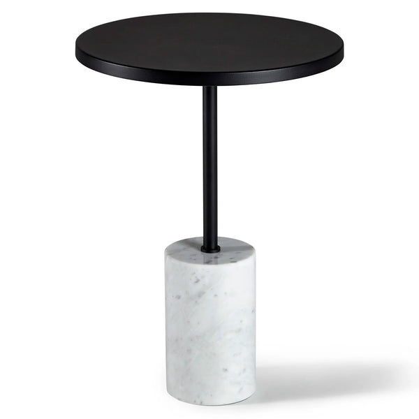 Noro Marble Side Table – Black