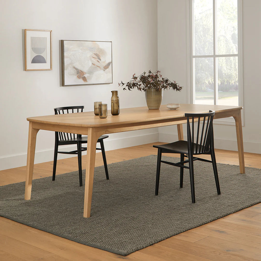 Puma White Oak Extendable Dining Table 8-10