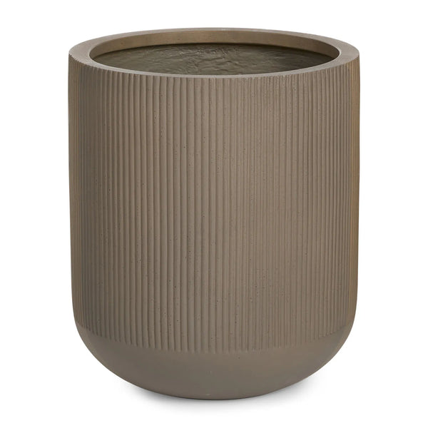 Raya Small Indoor/Outdoor Planter - Concrete Gray