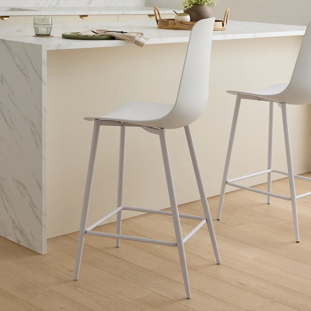 Sevi Pure White Counter Stool
