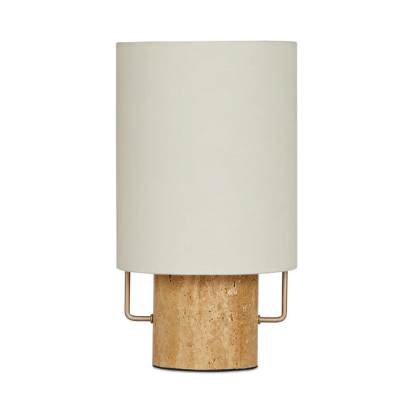 Brava Table Lamp – Travertine