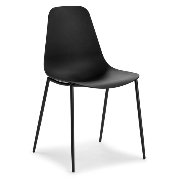 Black Dining Chair (Set of 2)