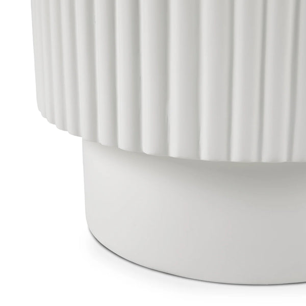 Nordens Soft White Side Table