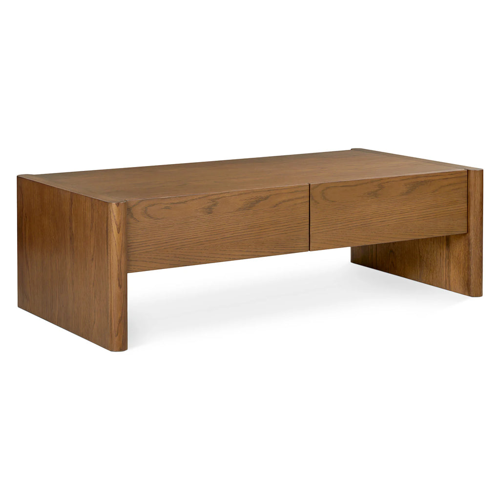 Storage Coffee Table 48" Smoked Oak
