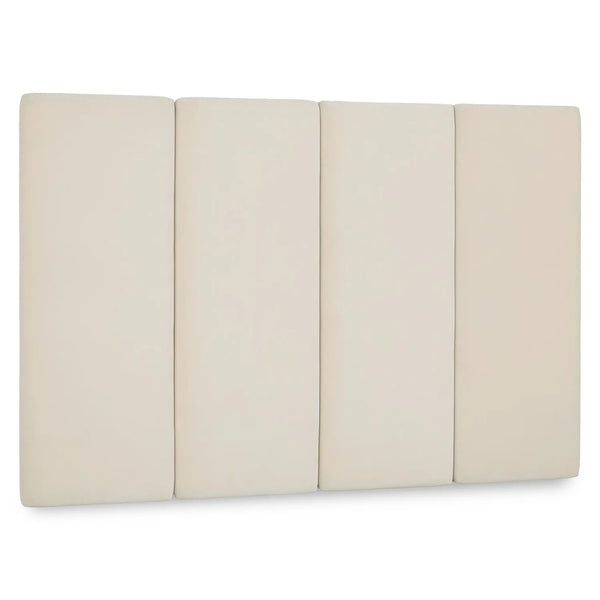 Elle King Tall Velvet Headboard - Plush Pacific Taupe
