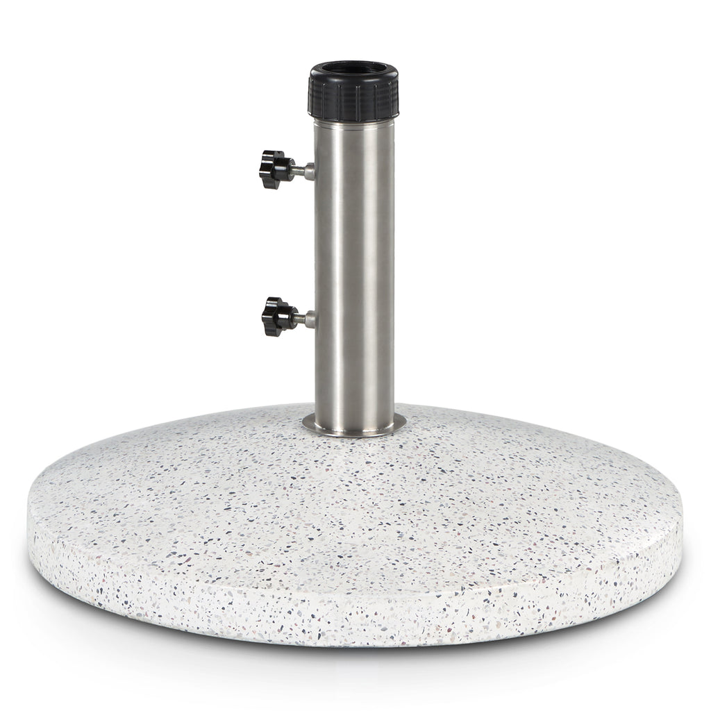 Tessina Umbrella Base – White Terrazzo