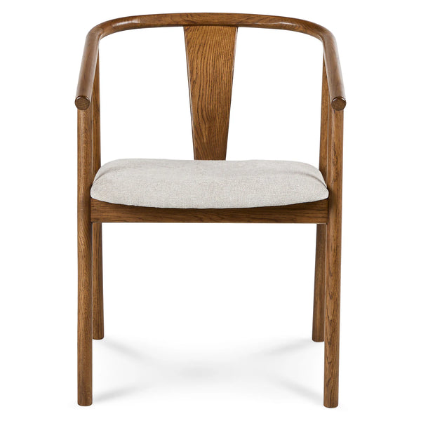 Smoked Oak & Santolina Grey Wishbone Dining Chair (Set of 2)