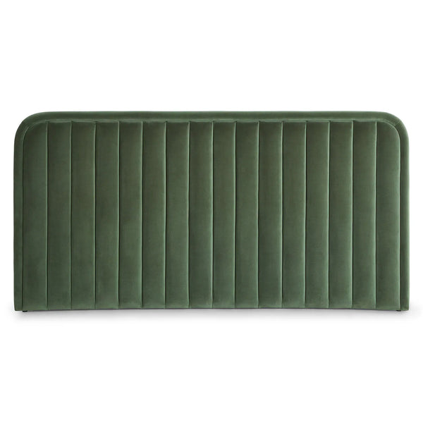 Roth King Velvet Headboard - Plush Pacific Green