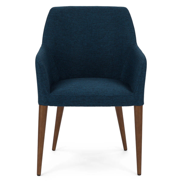 Twilight Blue & Walnut Dining Chair (Set of 2)