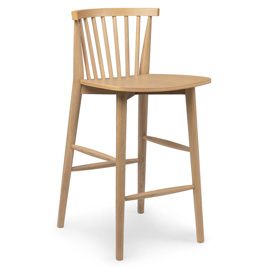 Light Ros Oak Counter Stool