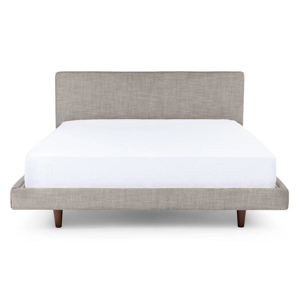 Tesa Glaze Gray Upholstered Queen Bed