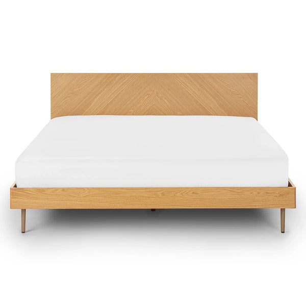 Oak Wood King Bed