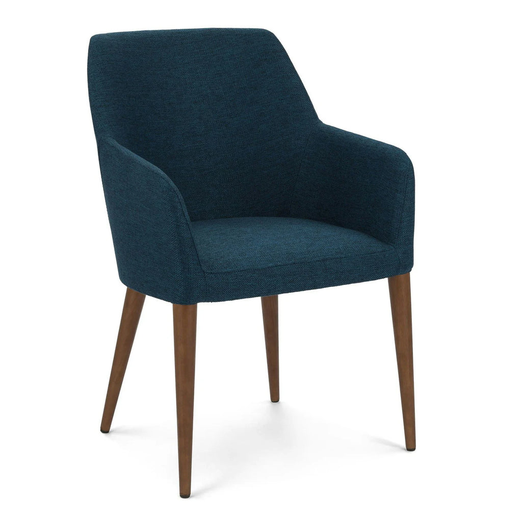 Twilight Blue & Walnut Dining Chair (Set of 2)