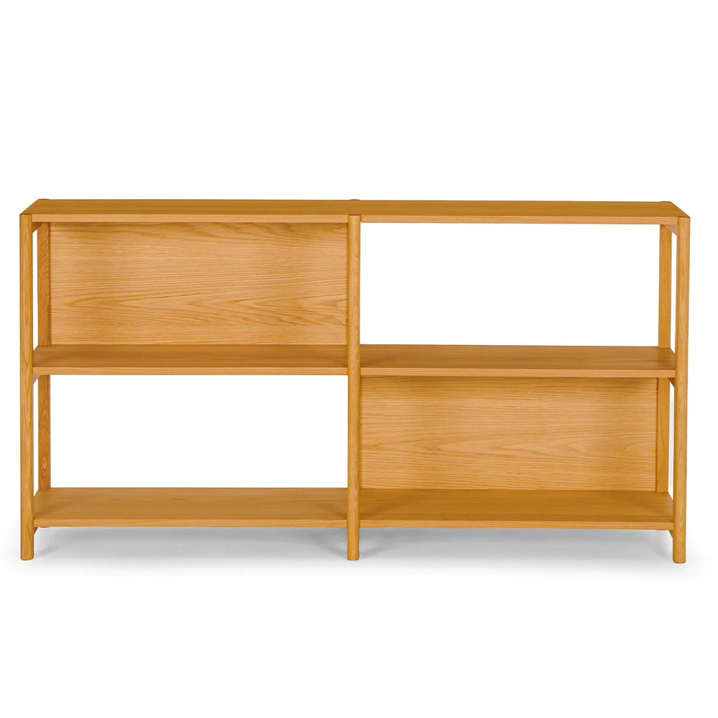 Warm Oak Bookcase