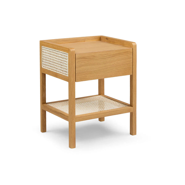 Oak 1-Drawer Nightstand