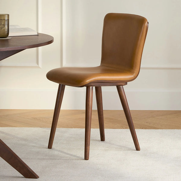 Toscana Tan & Walnut Dining Chair (Set of 2)