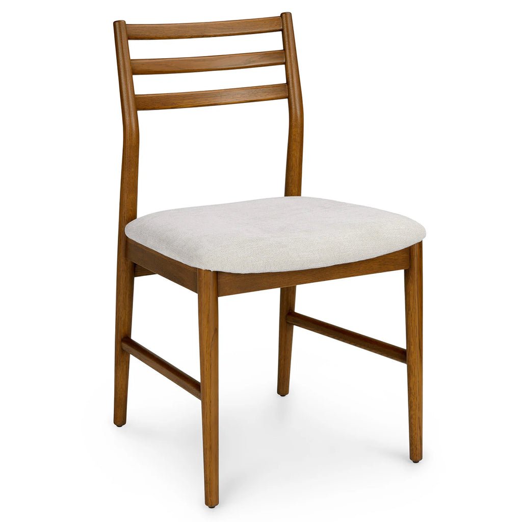 Smoked Oak and Santolina Gray Dining Chair (Set of 2)