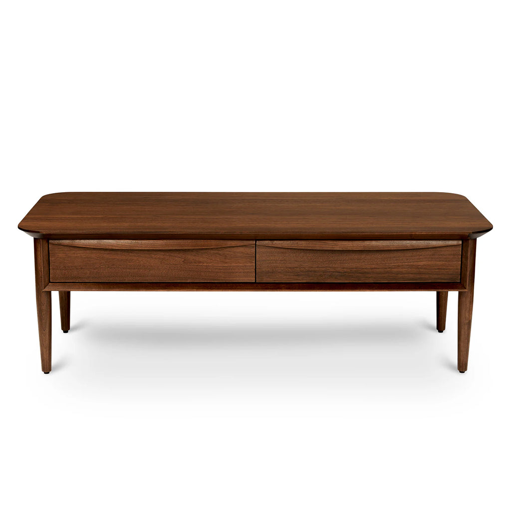 Lana Walnut 46" Storage Coffee Table (Scratches)