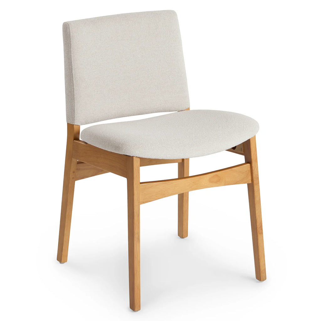Nash Dining Chair – Oak & Ratine Ivory