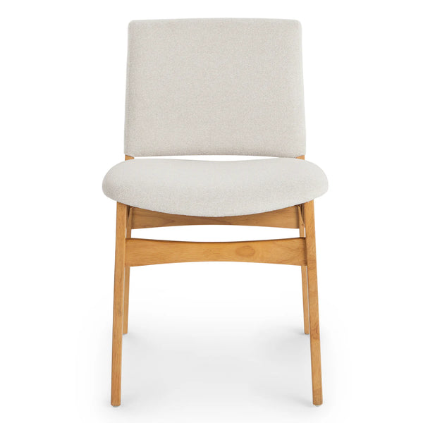 Nash Dining Chair – Oak & Ratine Ivory